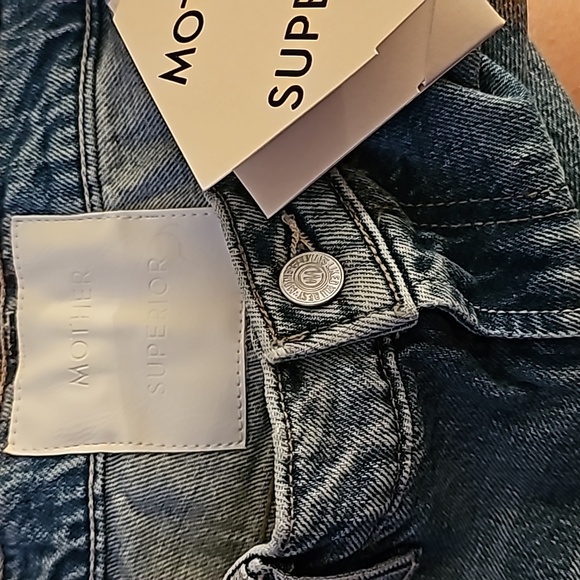 NWT Mother Superior The Dodger Ankle Wide Leg jeans in leap of faith - Picture 6 of 9